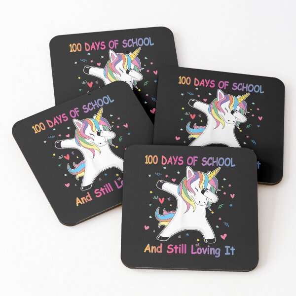 Item preview, Funny Dabbing Unicorn 100 Days Of School Hearts 100th Day designed and sold by shirleyfinley.