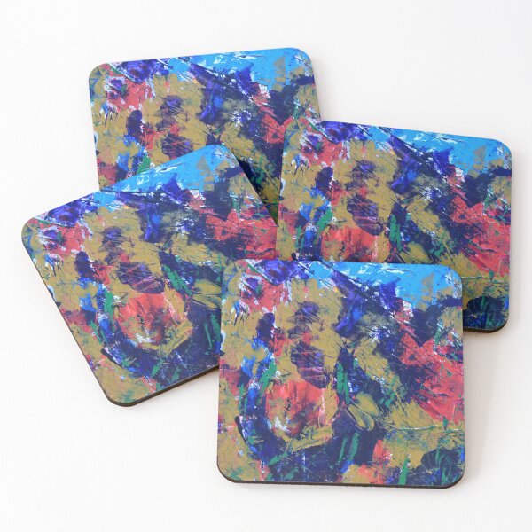 Item preview, Expressionist abstract floral composition designed and sold by dELLaS-Ghoust.