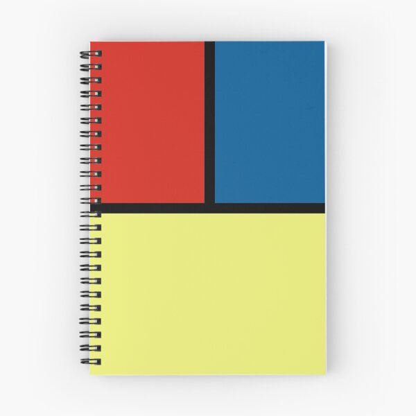 Item preview, Mondrian Tricolor Squares Yellow Red And Blue II designed and sold by rewstudio.