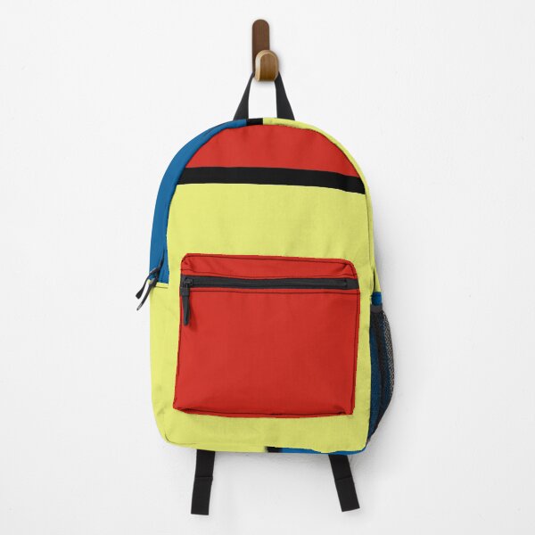 Item preview, Mondrian Tricolor Squares Yellow Red And Blue II designed and sold by rewstudio.