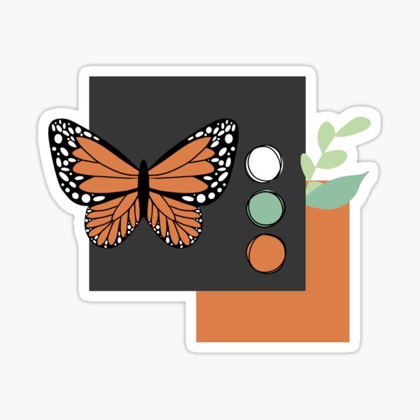 Butterfly Collage Sticker For Sale By Izziesdoodles Redbubble 1461