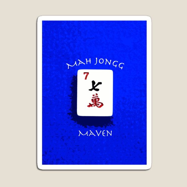 Lucky Seven "Mah Jongg Maven" #7 ~ Mah Jongg Series Magnet