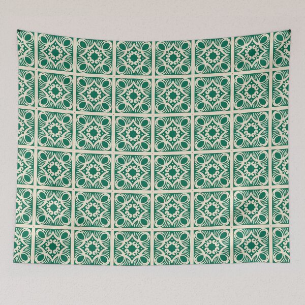 Item preview, Green emerald geometric pattern designed and sold by trajeado14.