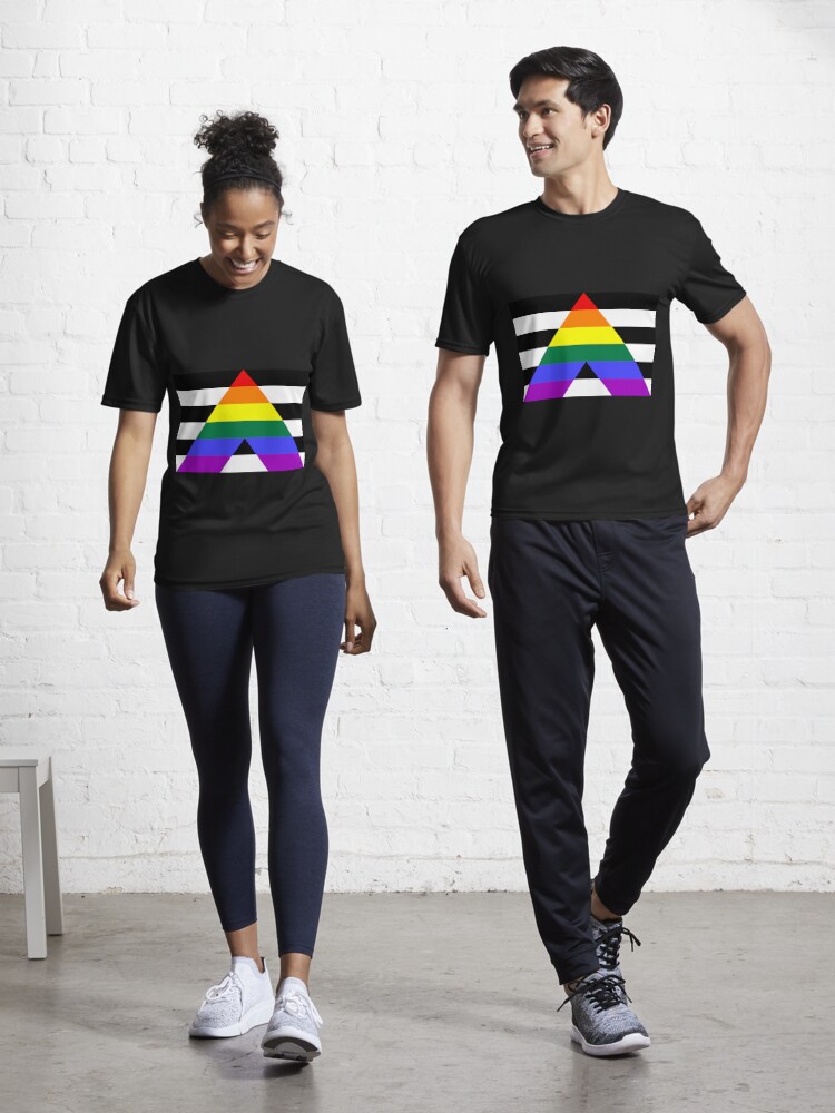 Straight Ally Pride Flag Active T-Shirt for Sale by allhistory