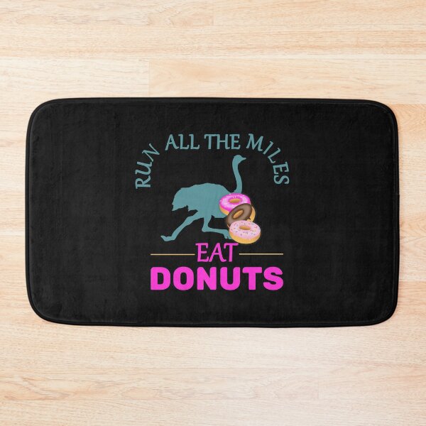 Item preview, Run All The Miles Eat Donuts - Funny Running Ostrich and Donuts Gift Idea  designed and sold by leo121687.