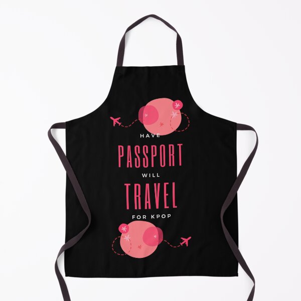Item preview, Will Travel For Kpop - Pink designed and sold by Kpop Seoul Shop.