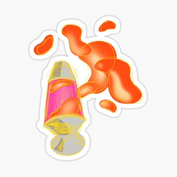 Lavalamp energy Sticker