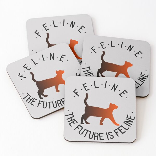 Item preview,  The future is Feline Sticker Design 3 designed and sold by PositiveStudio.