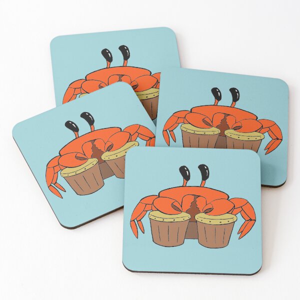 Item preview, Crabby bongo player designed and sold by ToadAndTempest.