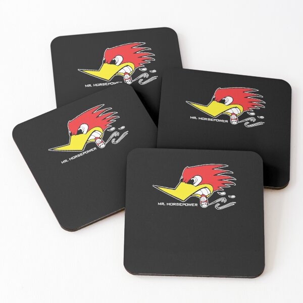 Mr Horsepower Clay Smith Cams Cigar Smoking Woodpecker Shirt For Man For Women Handmade Customize T-Shirt Coasters (Set of 4)