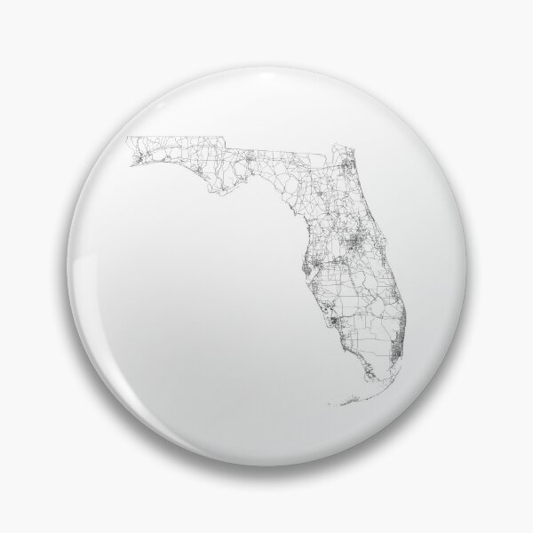 Item preview, Florida State Map, Art Print By LandSartprints designed and sold by LandSartprints.