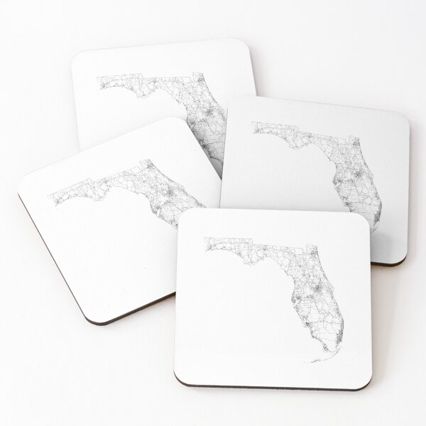 Item preview, Florida State Map, Art Print By LandSartprints designed and sold by LandSartprints.