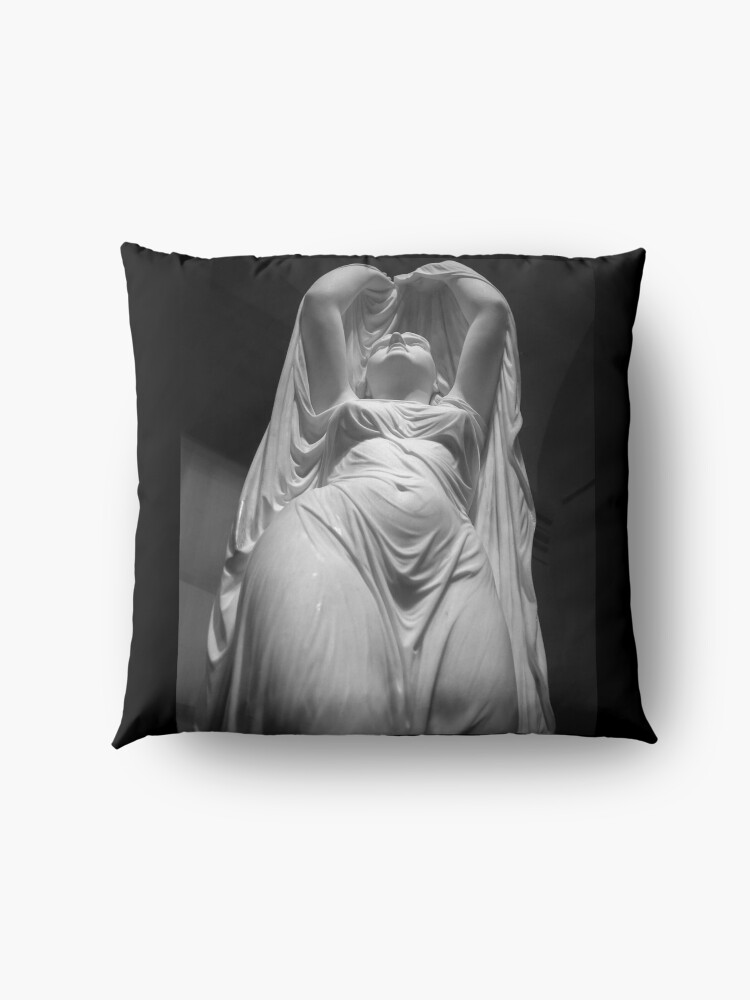Alternate view of Undine Rising from the Waters. Chauncey Bradley Ives Floor Pillow