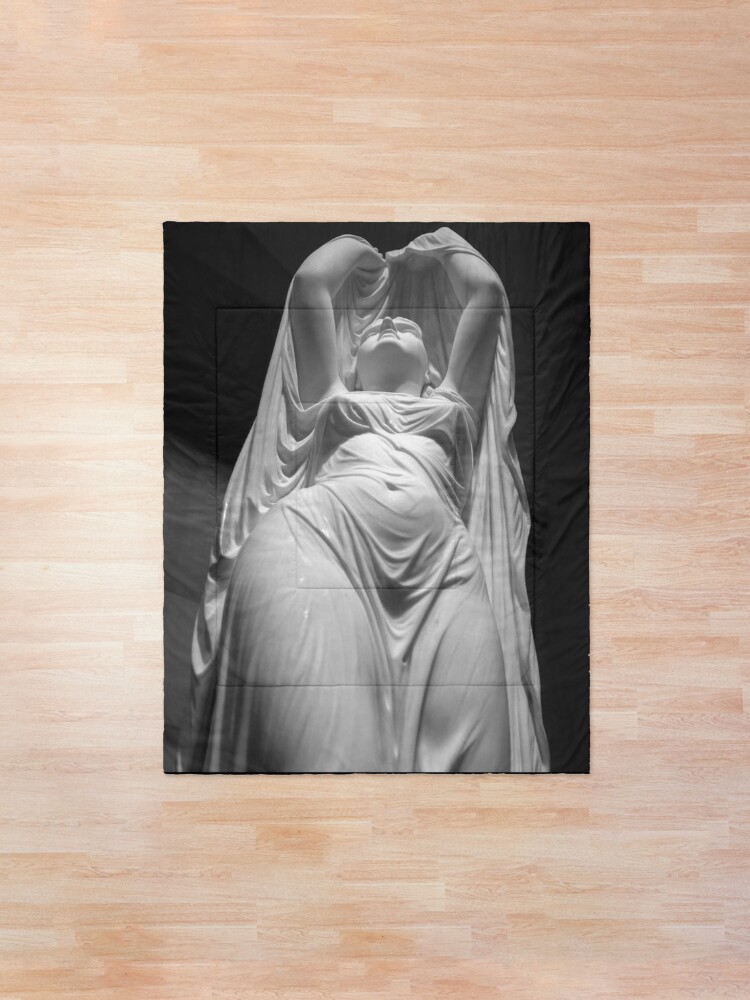 Alternate view of Undine Rising from the Waters. Chauncey Bradley Ives Comforter
