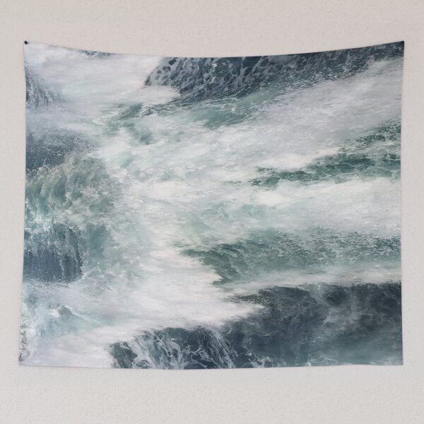Item preview, Splash of White And Blue Waves designed and sold by Travelforever.