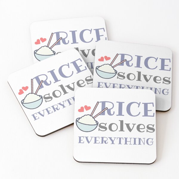 Item preview, Rice Solves Everything designed and sold by SweetAndSpice.