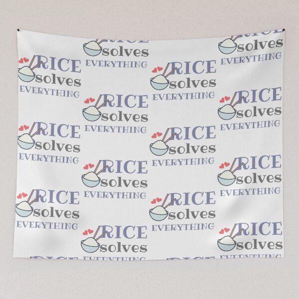 Item preview, Rice Solves Everything designed and sold by SweetAndSpice.