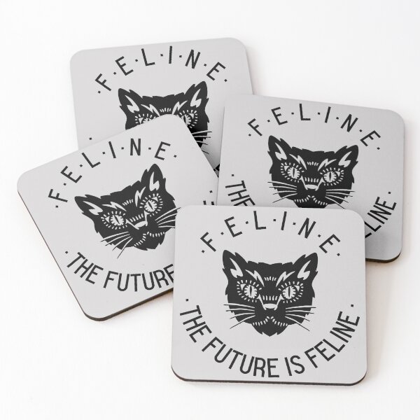 Item preview,  The future is Feline Sticker Design 4 designed and sold by PositiveStudio.