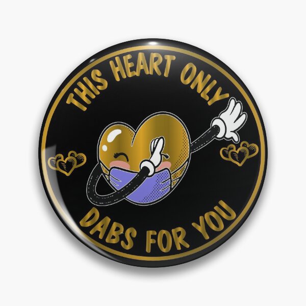 Item preview, This Heart Only Dabs For You In Gold designed and sold by PhillDaPhlava.