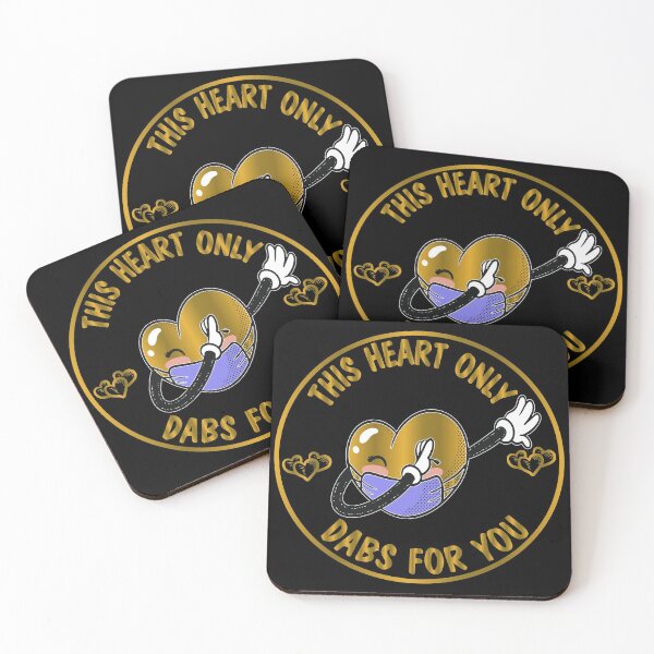 Item preview, This Heart Only Dabs For You In Gold designed and sold by PhillDaPhlava.