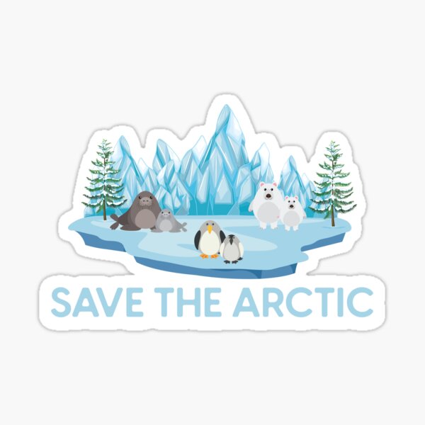 Item preview, Save The Arctic designed and sold by UnstopTravel.
