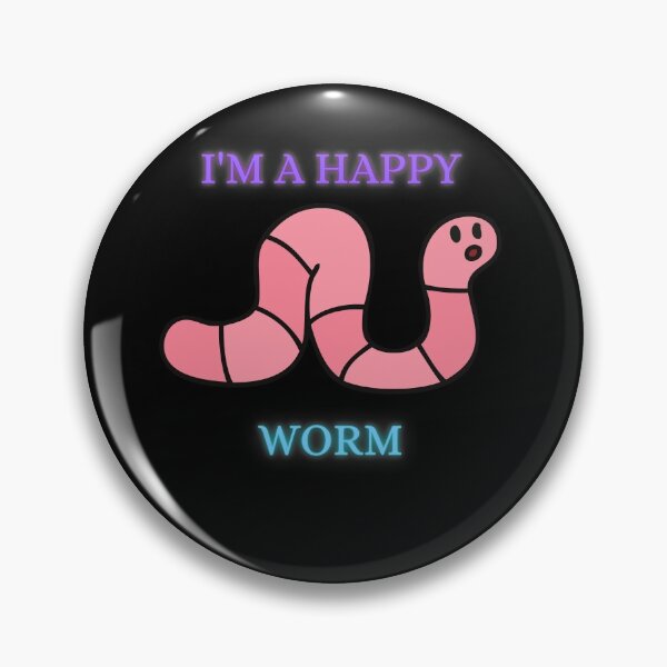 Item preview, I'm a happy worm designed and sold by JessFranco.