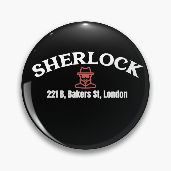Item preview, Sherlock Holmes, detective, murder solver, 221 b bakers st, london designed and sold by helkav.