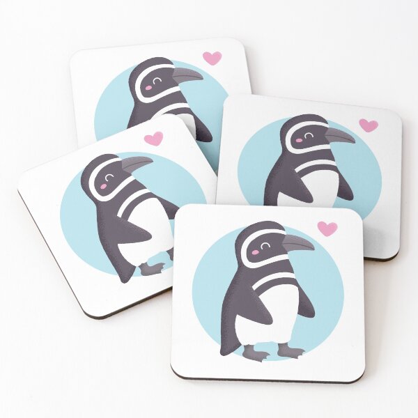 Item preview, Cute Penguin Facing Right Matching Pair designed and sold by rustydoodle.