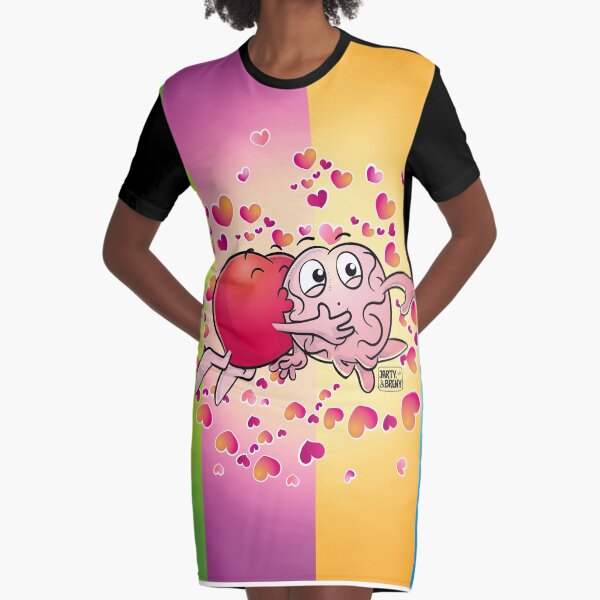 San Valentin-J&B COLOR Vestido camiseta