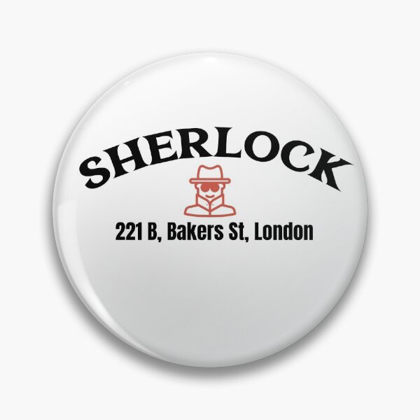 Item preview, Sherlock Holmes, detective, murder solver, 221 b bakers st, london designed and sold by helkav.