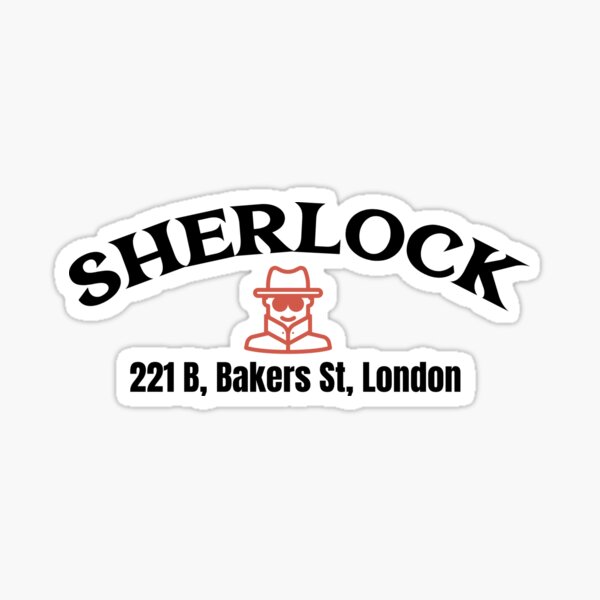 Item preview, Sherlock Holmes, detective, murder solver, 221 b bakers st, london designed and sold by helkav.