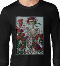 Skeleton & Roses Long Sleeve T-Shirt