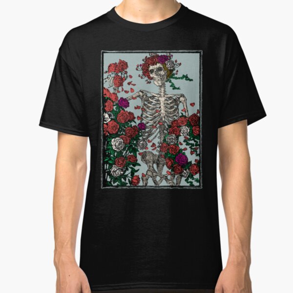 Skeleton & Roses Classic T-Shirt