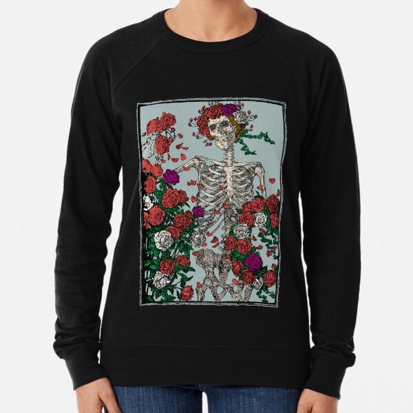 Skeleton & Roses Lightweight Sweatshirt