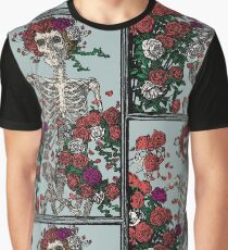 Skeleton & Roses Graphic T-Shirt