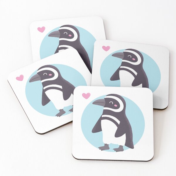 Item preview, Cute Penguin Facing Left Matching Pair designed and sold by rustydoodle.