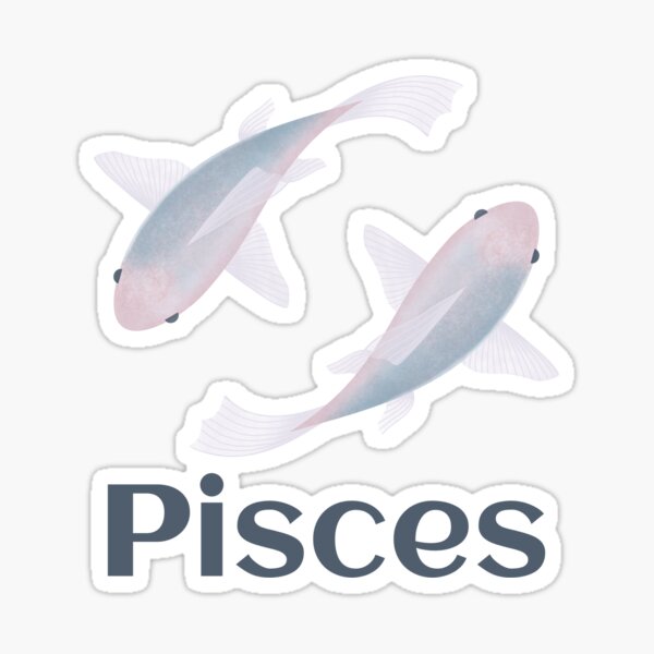 Pisces Zodiac Sign Sticker
