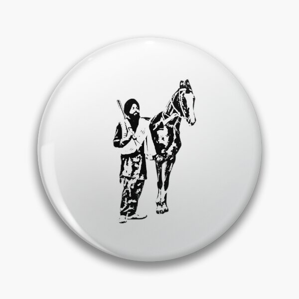 Item preview, Punjabi man with gun  designed and sold by Desi  Merch.