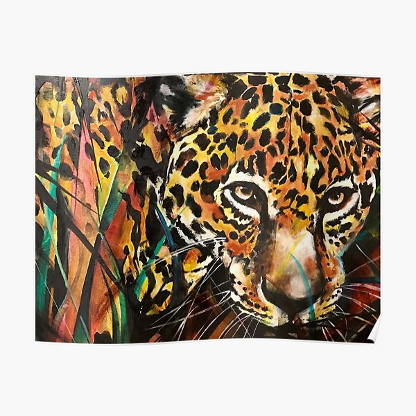 Jaguar in the Jungle Poster