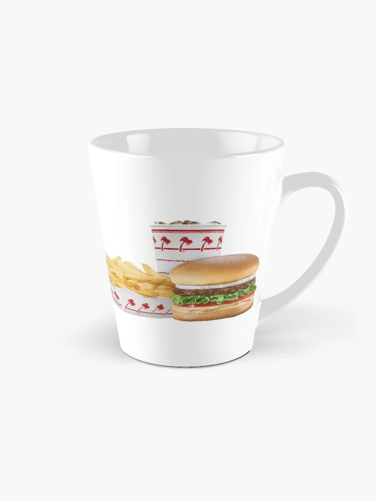 In n out top burger mug and shirt