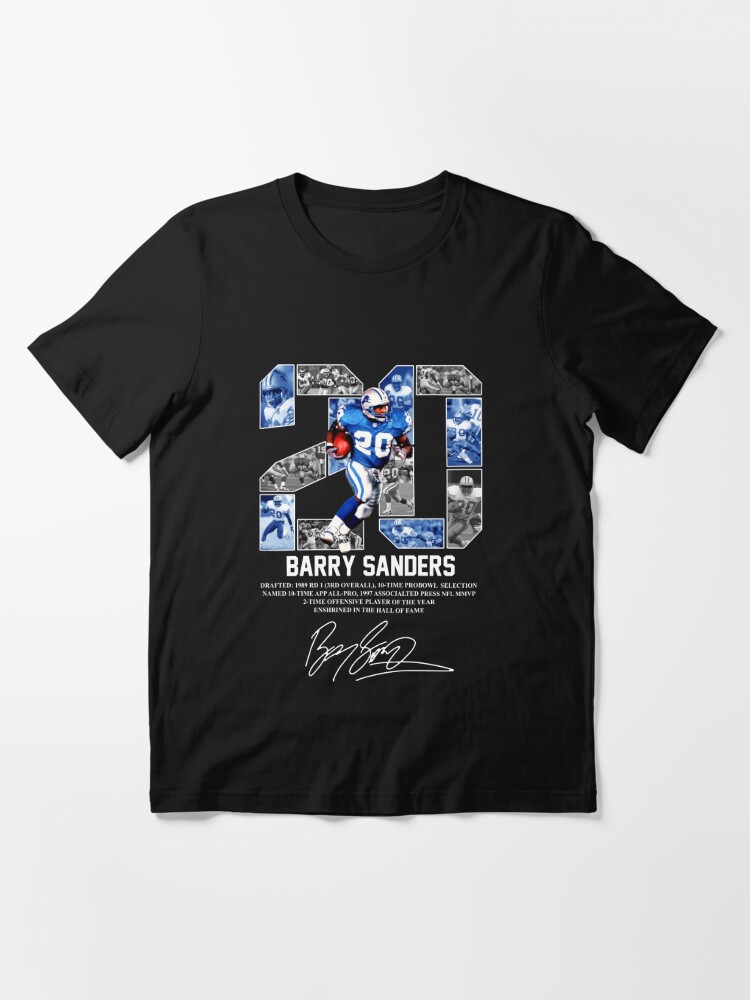 Barry Sanders 20 Detroit Lions Signature T-Shirt funny shirts, gift shirts,  Tshirt, Hoodie, Sweatshirt , Long Sleeve, Youth, Graphic Tee » Cool Gifts  for You - Mfamilygift