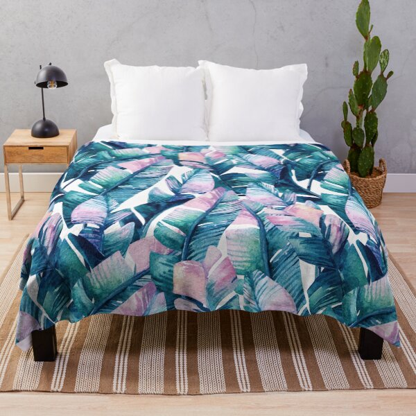 Item preview, Banana Leaf Tropical Floral Summer Pattern designed and sold by Christel-Nicol.