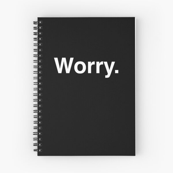 Item preview, Worry. designed and sold by BeRudeShop.