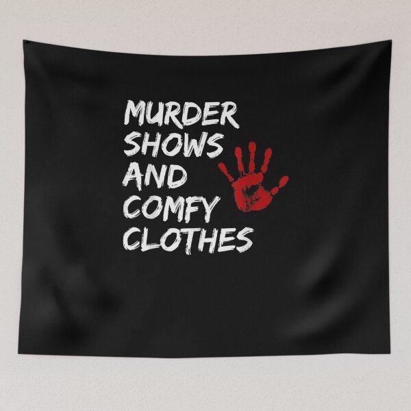 Item preview, Murder Shows & Comfy Clothes True Crime Lover Gifts designed and sold by Ivy Pro.