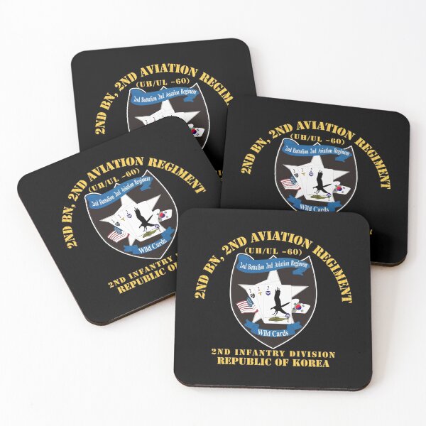 Item preview, Army - 2nd Bn 2nd AVN Regiment  - 2ID ROK designed and sold by Military Insignia Products.