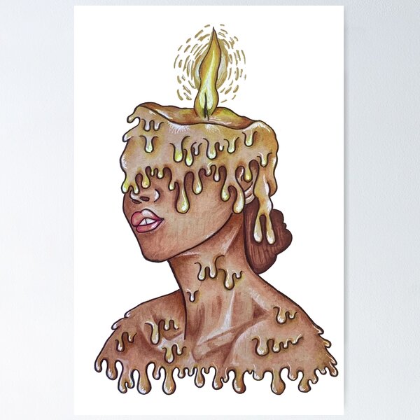 Melting Girl Posters for Sale | Redbubble