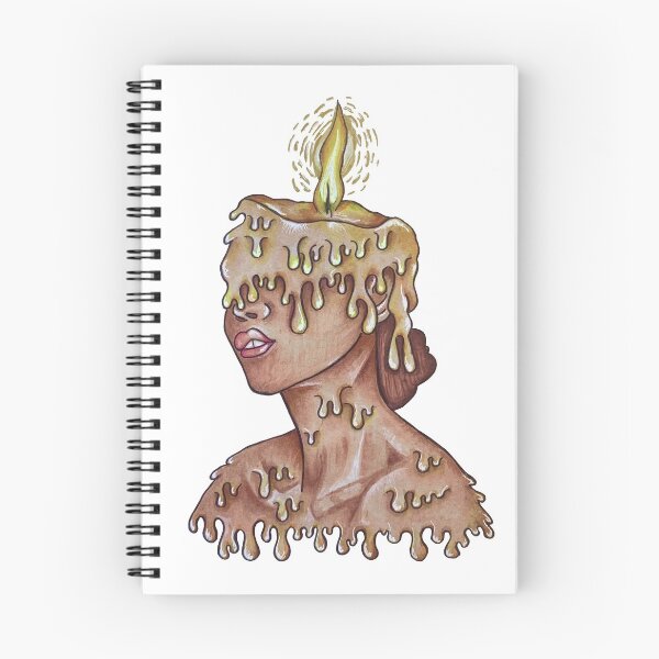 Item preview, Candle Girl Melting designed and sold by fu3ledbyart.