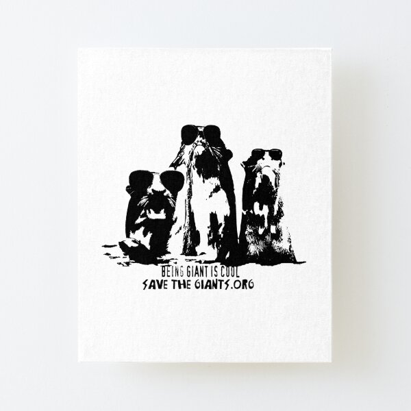 Being Giant is Cool Canvas Mounted Print