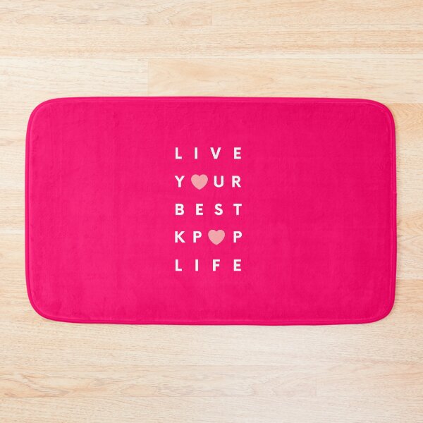Item preview, Live your best kpop life - Pink designed and sold by Kpop Seoul Shop.