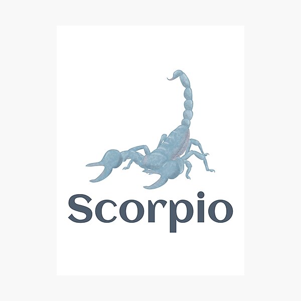 Scorpio Zodiac Sign Photographic Print
